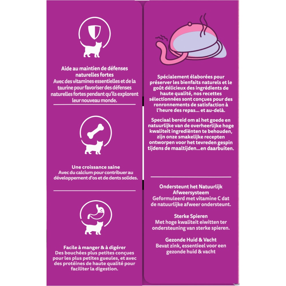 WHISKAS® Sachets Fraîcheur Les Festins À La Volaille En Gelée Pour Chaton 4 Variétés 12 x 85g - 3