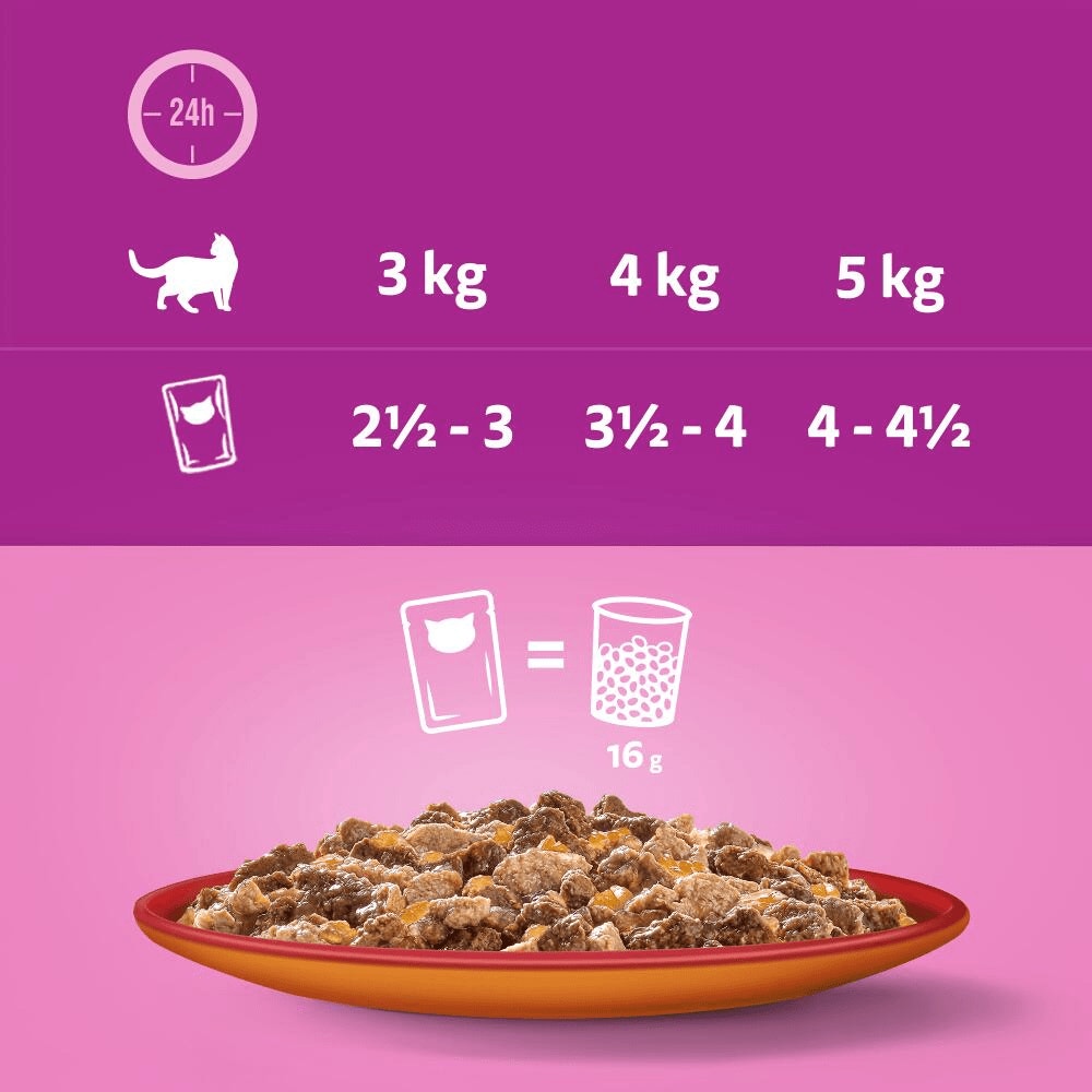 WHISKAS® Duo Sachets Fraîcheur Délices de l'Océan En Gelée Pour Chat Adulte 4 Variétés 12 x 85g - 2