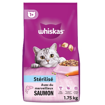 Croquettes Au Saumon Pour Chat Adulte Stérilisé