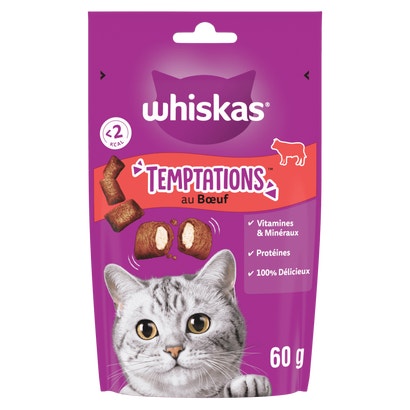 TEMPTATIONS™ Au Bœuf Friandises Pour Chat Adulte