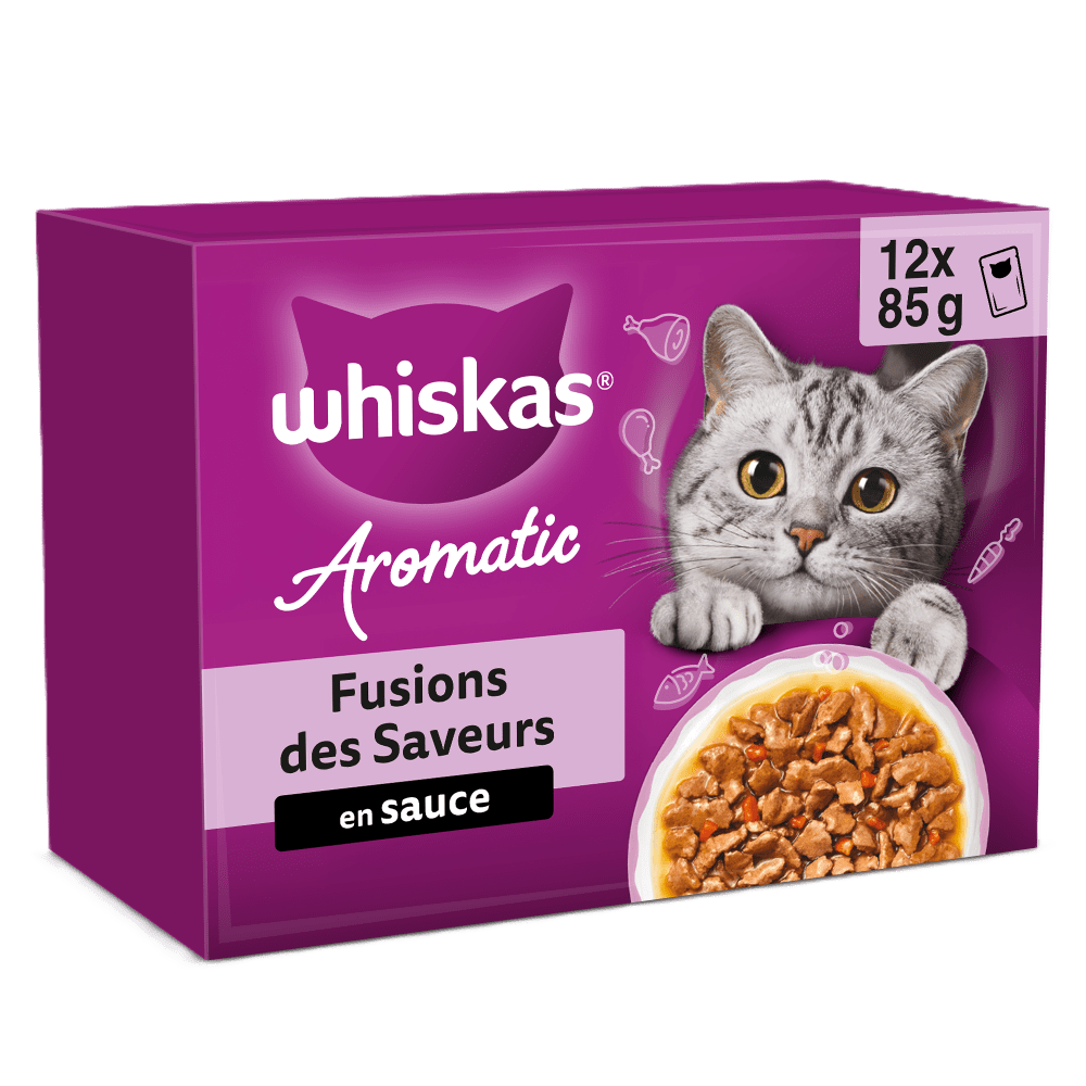 Sachet Fraîcheur Les Aromatic Selection Fusion des Saveurs Pour Chat Adulte 4 variétés