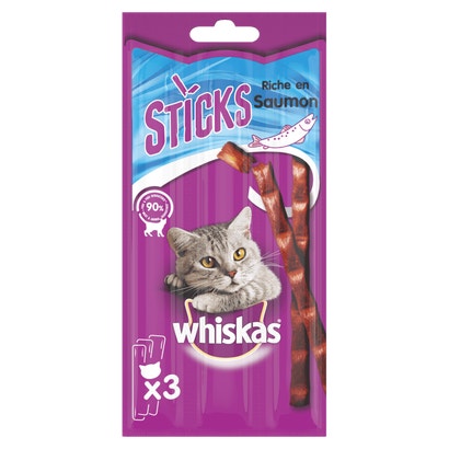Sticks Au Saumon Friandises Pour Chat Adulte